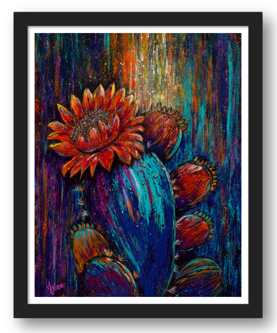 Wild & Unbreakable colorful fine art print by Jennifer Narr