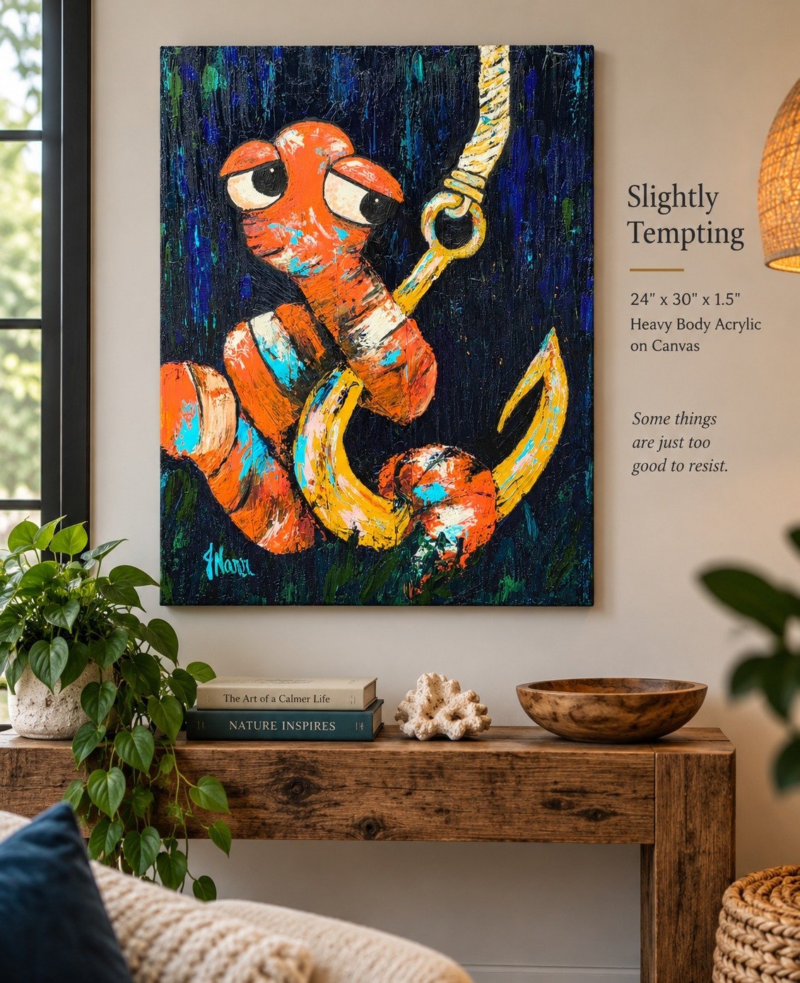 Slightly Tempting, original artwork by Jennifer Narr