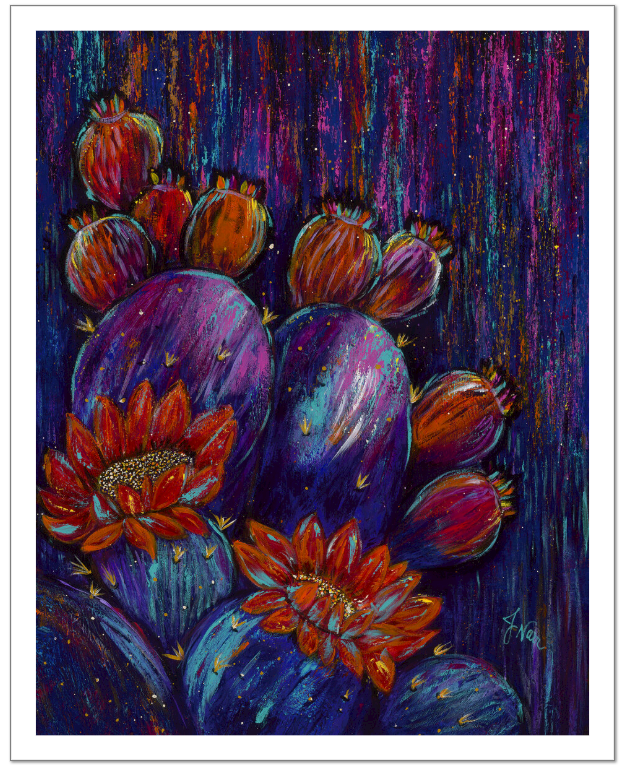 Wild & Becoming fine art print on Hahnemühle Photo Rag with a half-inch white border