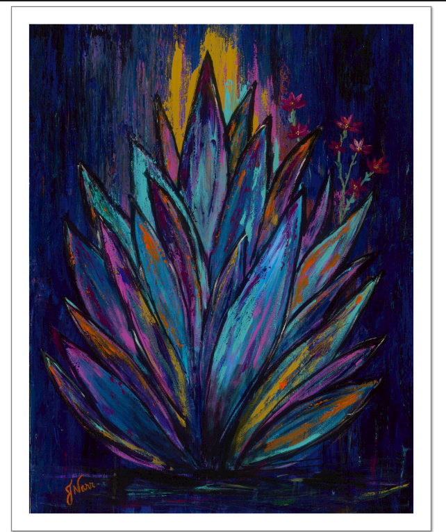 Wild & Untamed fine art print on Hahnemühle Photo Rag with a half-inch white border