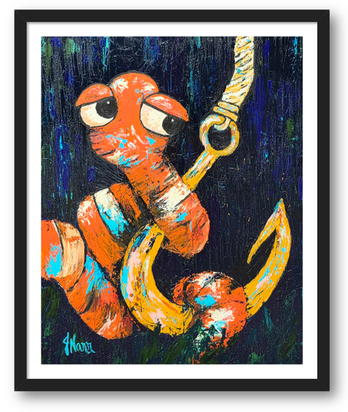 worm wall art